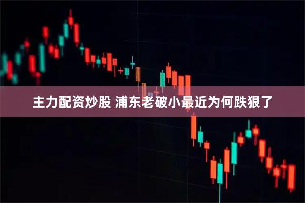 主力配资炒股 浦东老破小最近为何跌狠了